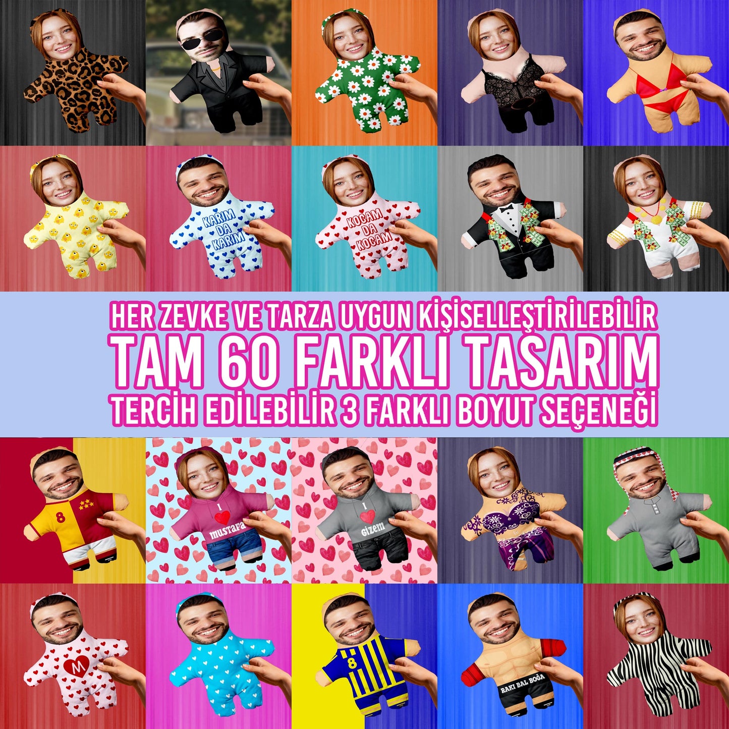Kişiye Özel Kendin Tasarla Peluş Oyuncak